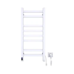 Električni sušač za peškire sa termostatom AVANGARD 105W 80x36 cm, beli, desni