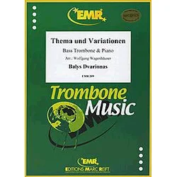 DVARIONAS: THEMA UND VARIATIONEN, BASS.TROMBONE + piano