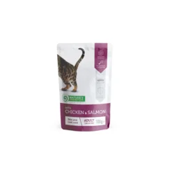 NATURES PROTECTION Sosić za mačke sa piletinom i lososom Protection Adult 100g
