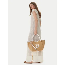 Ročna torba Emporio Armani EW001009 AF25819 M1335 Rjava