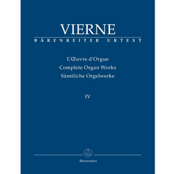 VIERNE:COMPLETE ORGAN WORKS IV