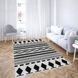 Conceptum Hypnose Tepih CG_32, Pravougaoni, 160 x 230 cm, Crno-beli
