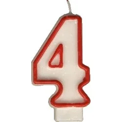 Številke tortnih sveč ´´4´´ 7,5cm