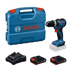 Bosch Akumulatorska vibraciona bušilica/odvrtač GSB18V-52, 2x GBA 18V 2.0Ah + GAL 18V-20 + L kofer, 06019S0123