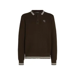 Karl Lagerfeld Pulover temno rjava