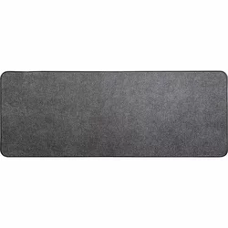 Kuhinjski tepih Heksagon 45x120 cm, temno siv