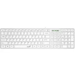GENIUS SlimStar 126 USB YU bela tastatura