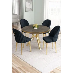 Hanah Home Trpezarijski set, 5 komada, Teget