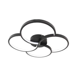 Brilagi - LED plafonsko svetlo VELO LED/42W/230V 4000K prečnik 52 cm crna