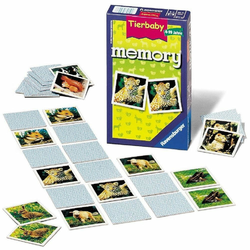 RAVENSBURGER družabna igra Memory z mladički-mini