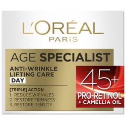 Loreal Ženska dnevna krema protiv bora Age Specialist Anti-Wrinkle 45+ 50ml