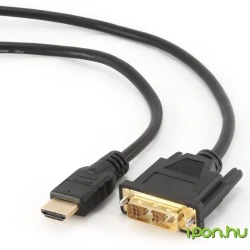 Gembird Adapter HDMI v DVI GEMBIRD 5m, HDMI/DVI, M/M Črna 5 m