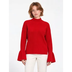 RYVAN Pulover Pullover rdeča