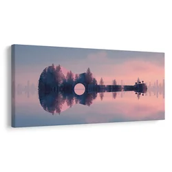 Slika glasba in naravni mir - 80x40