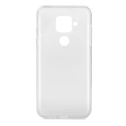 Maska za telefon ULTRA TANKI SILIKON za Huawei Mate 30 Lite bela