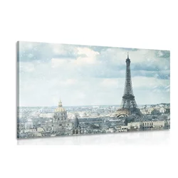 Slika zimski Pariz - 90x60