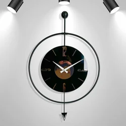 Multikolorni dekorativni metalni zidni sat VLNT01SYHSYH