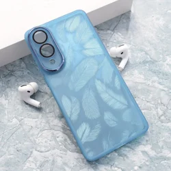 Maska Glitter Feather za Samsung S25 Edge plava