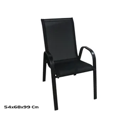 Baštenska stolica Kaiser crna 54 x 68 x 99 cm