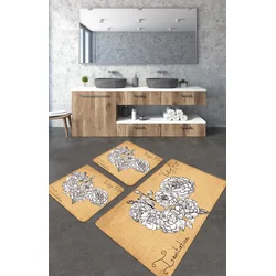 Lessentiel Maison Set 3 prostirke za kupatilo Šareni