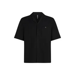 Karl Lagerfeld Srajca  Strukturiertes Strand-Shirt   črna