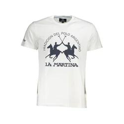 LA MARTINA MEN'S SHORT SLEEVE T-SHIRT WHITE