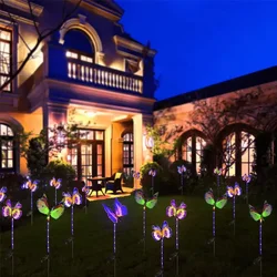 Solarna baštenska lampa Leptir