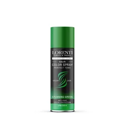 Lorenti sprej za kosu u boji STUNNING GREEN 150 ml