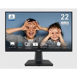 MSI monitor PRO MP225V Flat 22, 1920x1080 FHD, VA, 100Hz, 1 ms, HDMI/VGA