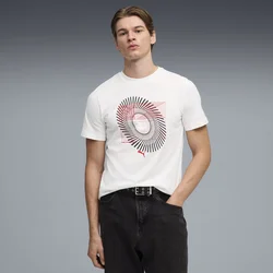 PUMA Graphic Circular Tee Men, Clothing, White, S