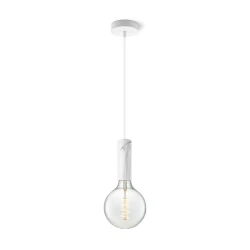 Luster na sajli SAGA 1xE27/40W/230V mramorna