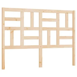 Vidaxl Posteljno vzglavje 146x4x104 cm trdna borovina