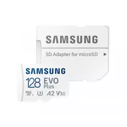 SAMSUNG EVO PLUS MicroSDXC 128GB class 10 + Adapter MB-MC128KA