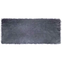 Tepih od umjetne ovčje kože TAFALLA Antracit 80 x 200 cm