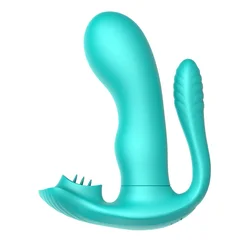 Tongue Triple Stimulator Green