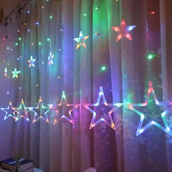 LED padajuće zvezdice i zvezde šarene