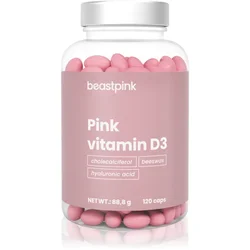 BeastPink Pink Vitamin D3 120 kaps.