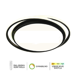LED plafonska lampa F2821-55C BK
