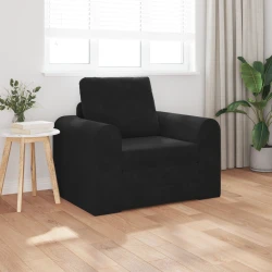 Krevet na razvlačenje Crna 98 x 71 x 83 cm Baršun
