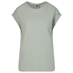 Womens T-Shirt Extended Shoulder Tee - mint