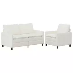 Set sofe 2 pcs Krem Poliester