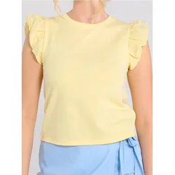 Sinsay - Bluza s ukrasnim rukavima - svetlo žuta