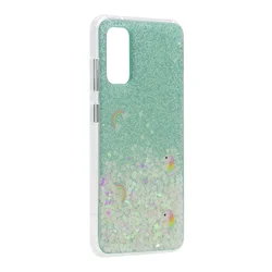Maska Platina Unicorn za Samsung S20/ F980F tamno, Zelena