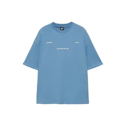 Pull&Bear Majica STWD azur / bela