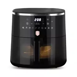 Berlinger Haus Friteza na vruć vazduh sa prozorom Black Rose Collection LP-BH-237, 6,15L, Crna