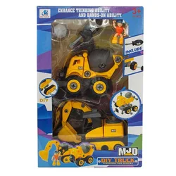 Gradjevinsko Vozilo i Figura Rasklopivi Set BE11221B