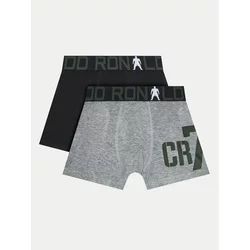 Cr7 BAMBOO 2-PACK, hlače spodnje otroške, siva 84100-51