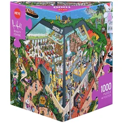 Heye - Puzzle Göbel & Knorr: Čudovito središče - 1 000 kosov