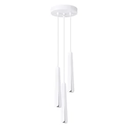 Sollux SL.1398 - Luster na sajli PRYSM 3xG9/8W/230V bela