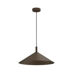 Luster na sajli ANEGA 1xGX53/15W/230V, prečnik 40 cm, braon